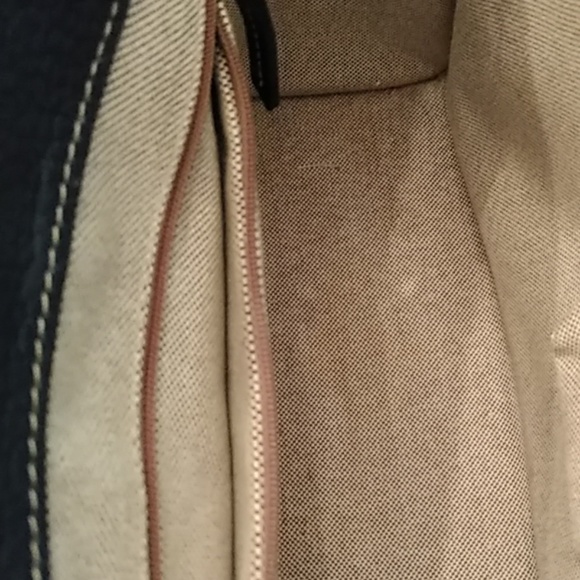 Dooney and Bourke Navy Blue Purse - Picture 7 of 8